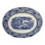 Antique Cauldon 'Blue Moore' Oval Platter For Sale