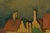 Mid-Century Modern Poul K. Jørgensen, Gudhjem, Bornholm Townscape, 1990s, Oil on Board For Sale - Image 3 of 12