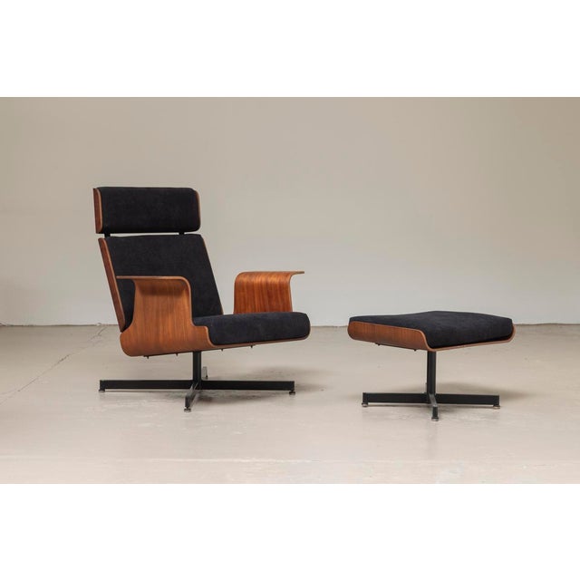 Mid-Century Modern Belgian Easy Chairs by Pierre Guariche for Meurop, Set of 2, 1966 For Sale - Image 3 of 18