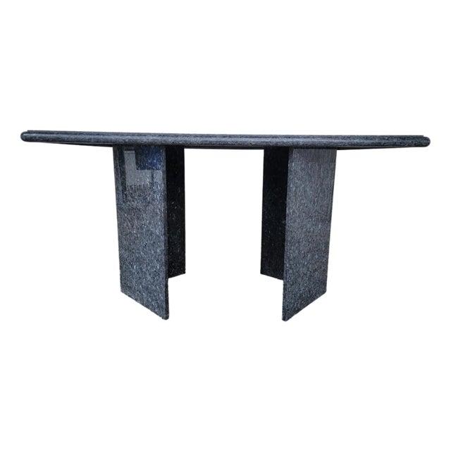 1970s Modern Granite Dining Table For Sale