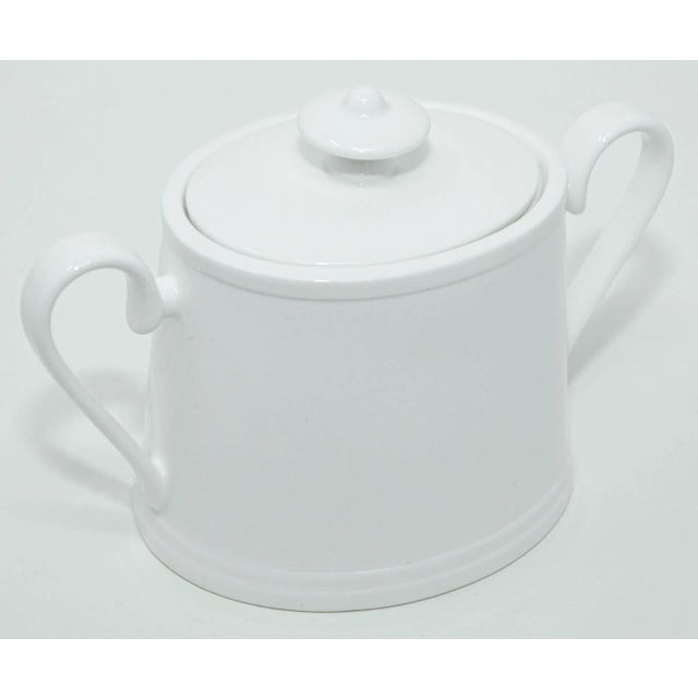 Villeroy & Boch Stella Hotel White Bone China Sugar Bowl With Cover For Sale In Palm Springs - Image 6 of 13