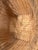 Wood Vintage Wicker Gathering Basket With Wrapped Bamboo Handle For Sale - Image 7 of 8