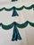 Clare Louise Frost Laurel Hydra Hand Blockprint 4 1/2 Yards Fabric For Sale - Image 4 of 5