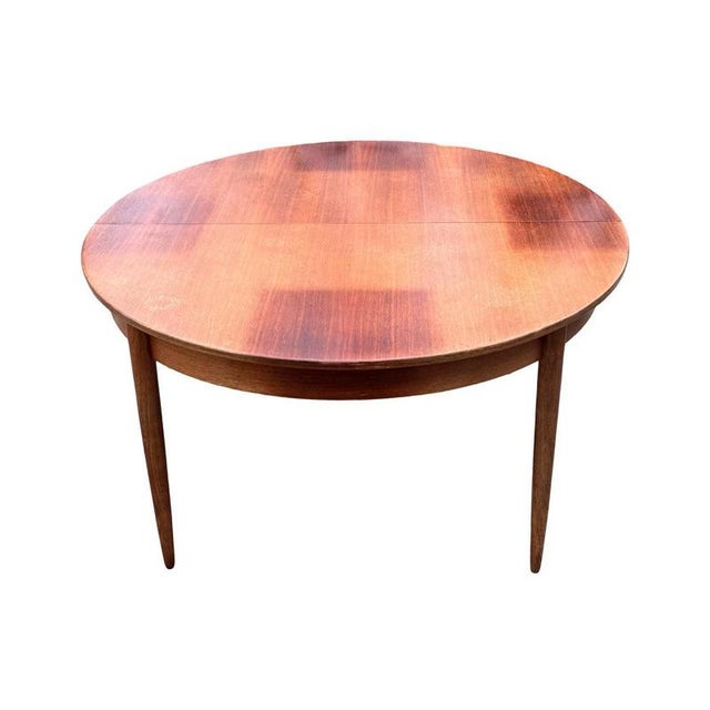 Wood Vintage Scandinavian Extendable Dining Table, 1960s For Sale - Image 7 of 10