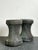 Plastic Vintage Boho Made Goods “Freda” Concrete Over Fiberglass Low Stools - A Pair For Sale - Image 7 of 12