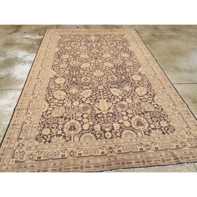 Mid 20th Century Galerie Shabab Collection Mid-20th Century Indian Lahore Carpet For Sale - Image 5 of 10
