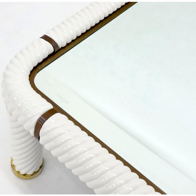Tommaso Barbi Midcentury Italian Modern Porcelain Square Coffee Side Table For Sale - Image 11 of 13