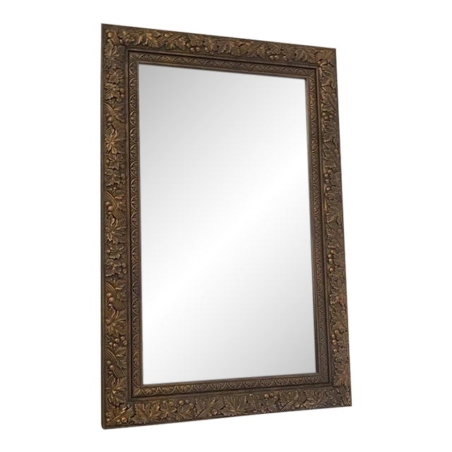 Vintage Home Interiors & Gifts Ornate Acanthus Leaf Mirror – 36" × 24" For Sale