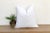 White Morning Star Appliqué Pillow Cover For Sale - Image 8 of 8