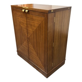 Crate & Barrel Maxine Bar Cabinet For Sale