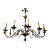 16th Century Italian Wrought Iron Chandelier For Sale