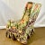 1990s Vintage English Boho Chic Arts & Crafts Drexel Botanical Chintz Flora Lounge Chair, Reupholstered. For Sale - Image 5 of 12