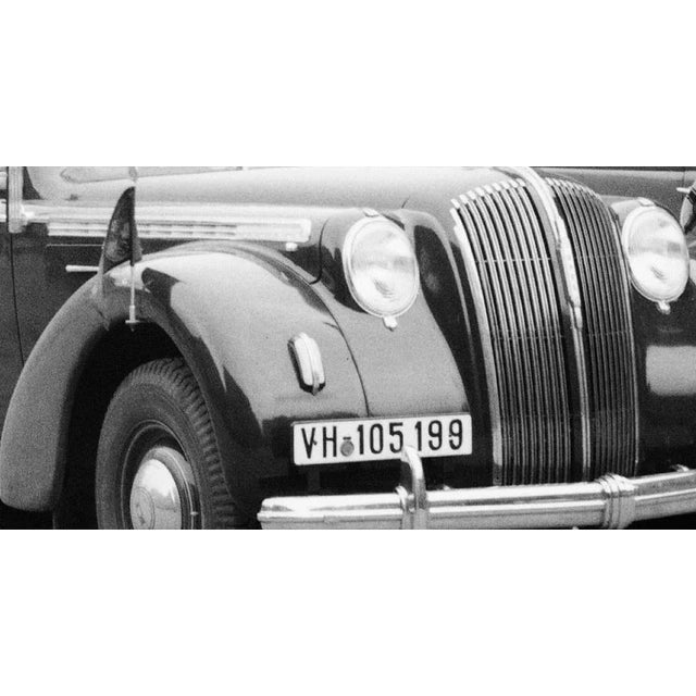 Traditional Car, Trailer at Heiligeistkriche Church Heidelberg, Germany 1938, Printed 2021 For Sale - Image 3 of 5