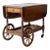 Mid Century Kling Colonial Drop Leaf Tea or Bar Cart For Sale