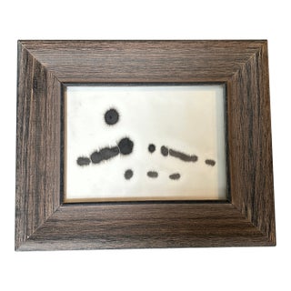 Contemporary Original Black Ink Abstract Watercolor Painting For Sale