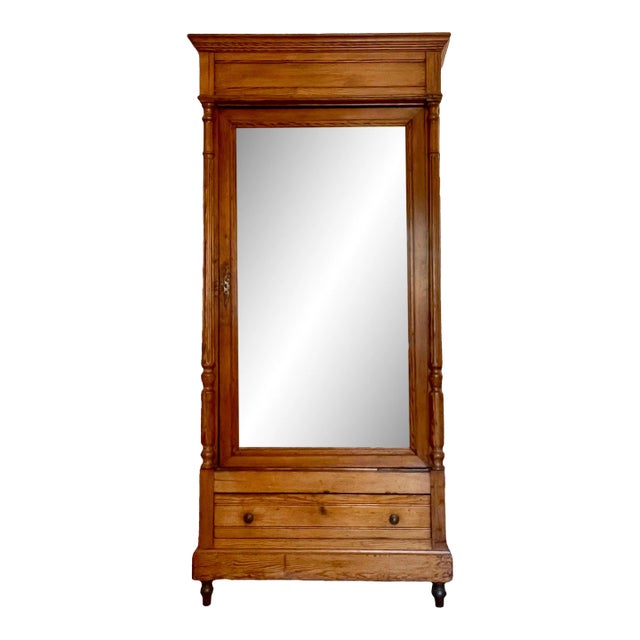 1900s French Pine Armoire For Sale
