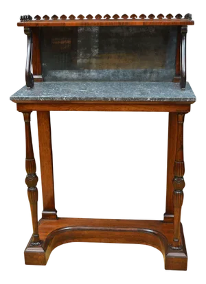 Irish Regency Rosewood Console Table