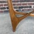 Mid-Century Modern 1960s Andre Bus for Lane Silhouette Sculptural Walnut & Glass Coffee Table For Sale - Image 3 of 12