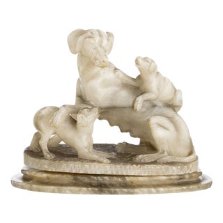 19th Century Dogs Sculpture For Sale