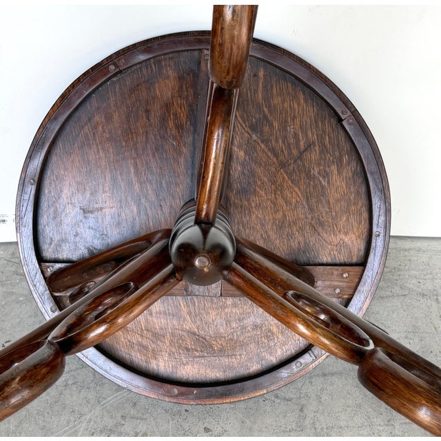 Early 20th Century Thonet Bentwood Side Table with Scrolled Base, Austria, C. 1900-1919 For Sale - Image 5 of 18
