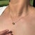 2.04ct Natural Lemon Topaz & Diamond Station Clover Pendant Necklace in 14k Gold For Sale In New York - Image 6 of 12