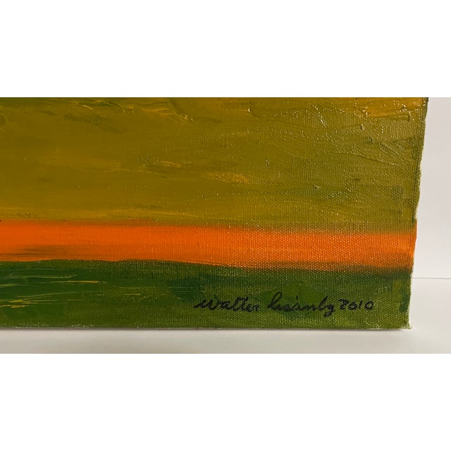 Contemporary 2010 Waiting for the Rain Walter Lisanby Oil on Canvas For Sale - Image 3 of 5