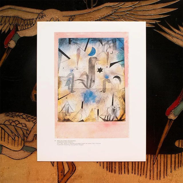 Contemporary 1989 afterPaul Klee "Vessel Caution", Full-Color Print From France For Sale - Image 3 of 8