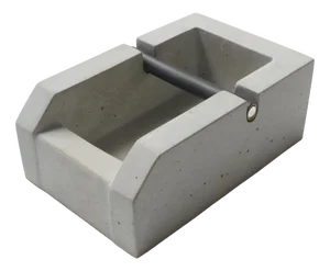 Concrete Espresso Knockbox by Ulf Neumann for Rohes Wohnen, 2018