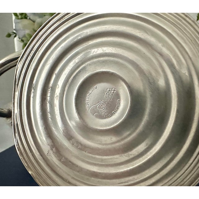 Metal Sterling Silver Candelabra Mid 20th Century Duchin Creations Candle Holder For Sale - Image 7 of 10