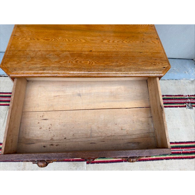 Antique Victorian Chestnut and Walnut Washstand, Lebanon County Pa, Circa 1870 For Sale - Image 10 of 17