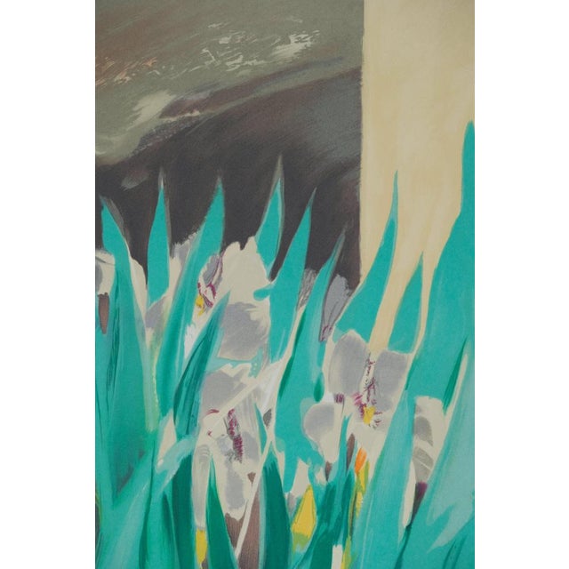 Claude Hemeret, Iris blancs, Lithograph For Sale - Image 4 of 9