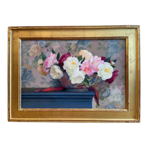 1990s Peonies & Wallpaper, by Barbara Willis