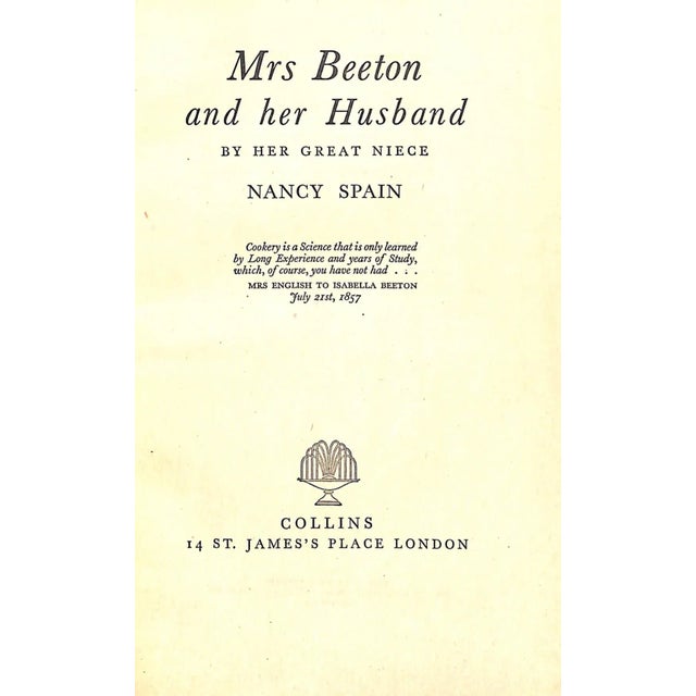 SPAIN, Nancy [256] pp. Collins 1948 Second Impression 8 3/4" x 5 3/4"