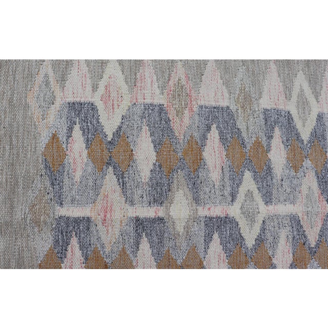 Hand-Woven Scandinavian Wool Rug by Keivan Woven Arts, 8'10" X 12'0 For Sale In Atlanta - Image 6 of 12