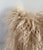 Nude tone Tibetan Goat hair accent pillow with linen backing. The beautiful face of this pillow has a nude blush tone with...