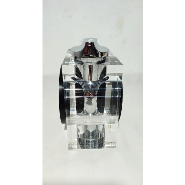 Felice Antonio Botta Methacrylate Lighter, 1960s For Sale - Image 6 of 9