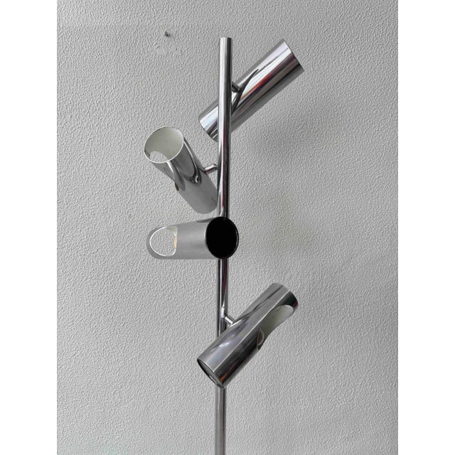 Chrome Floor Lamp by Goffredo Reggiani for Reggiani, 1970s For Sale - Image 9 of 18
