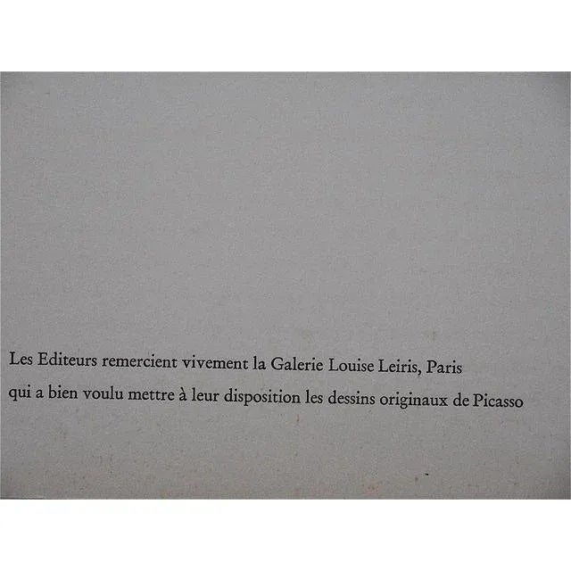 Mid-Century Modern Vintage Picasso Lithograph-"Tete De Femme" For Sale - Image 3 of 4