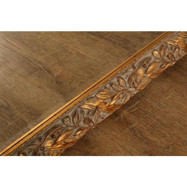 Late 20th Century LaBarge Italian Giltwood Carved Wall Mirror For Sale - Image 11 of 18