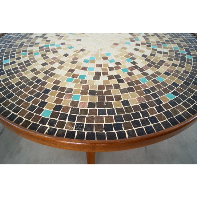 1960’s Mid-Century Modern Gordon & Jane Martz Mosaic Tile Coffee Table For Sale - Image 10 of 12