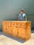 Rustic Vintage Knotty Pine Long Credenza For Sale - Image 3 of 12