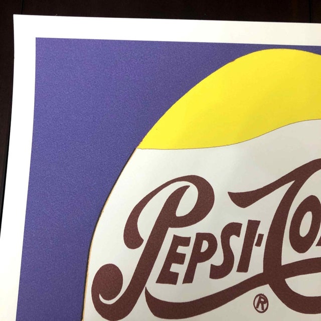 1990s After Andy Warhol "Pepsi-Cola" Lithograph For Sale - Image 6 of 8