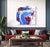 Acrylic painting on canvas. 48” x 48” x 1.5” Titled July 4th Signed New York based artist, Matthew Izzo (b. 1971)...