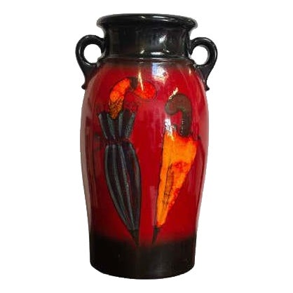 Mid-Century Modern West German Ceramic Umbrella Stand by Scheurich For Sale