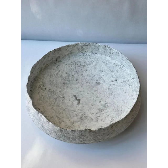 Gray Stoneware Pinakio Plate by Elena Vasilantonaki For Sale - Image 4 of 6