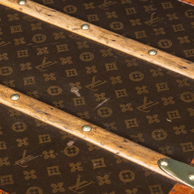 20th Century Trunk in Monogram Canvas from Louis Vuitton, France, 1930s For Sale - Image 12 of 18