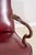 Hancock & Moore Burgundy Leather Executive Swivel Desk Chair For Sale - Image 12 of 16
