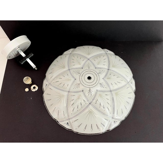 1960s Quilted Starburst Ceiling Light For Sale - Image 16 of 18