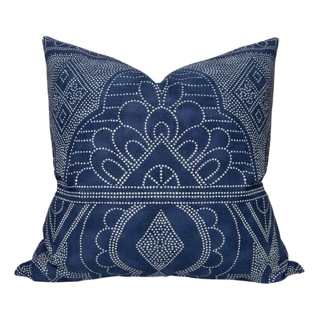 Medinas Pillow Cover in Blue, 20x20 Pillow For Sale