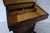 Mid 19th Century Beautiful Antique Rosewood Marquetry Writing Desk With Dual Flip Tops, Drawers & Wheels For Sale - Image 10 of 13